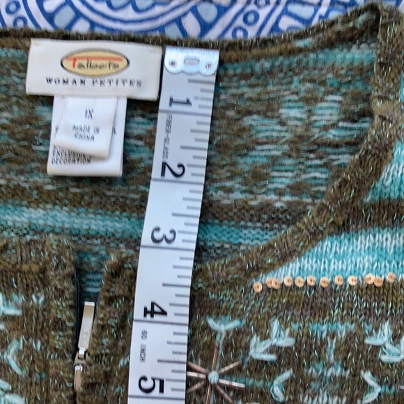 Talbots zipper cardigan, 1X - Picture 15 of 15